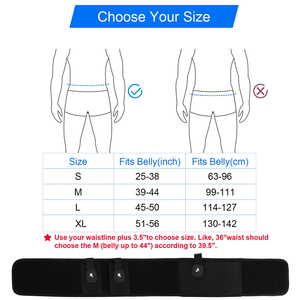 Étui de ceinture de ventre pour port dissimulé, pochette élastique en néoprène pour droitier, tailles S à L - Product Image 4