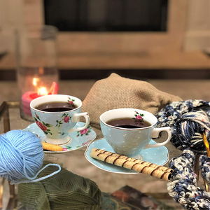 <span class=keywords><strong>Tazze</strong></span> <span class=keywords><strong>da</strong></span> Latte in Porcellana Bone China con Motivi <span class=keywords><strong>Floreali</strong></span>, Set di <span class=keywords><strong>Tazze</strong></span> e Piattini Multicolore per Tè, Disponibile in Dropshipping - Product Image 5