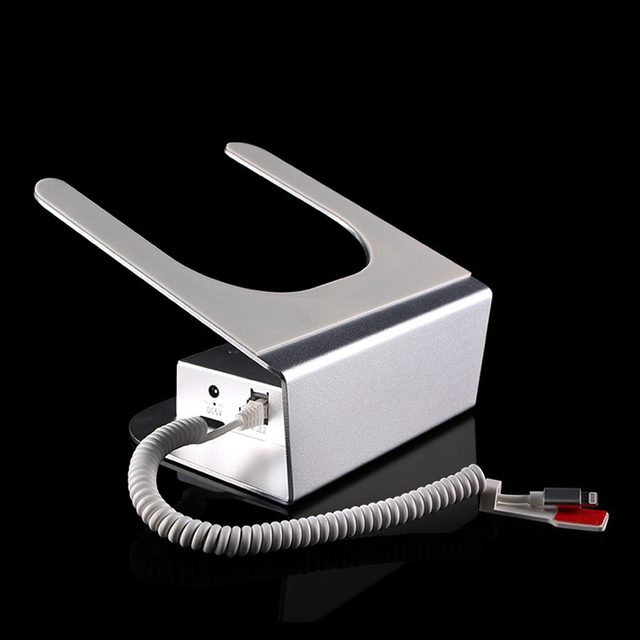 Indoor Anti-Theft Tablet Security Stand Kiosk with Remote Control 110-120dB Alarm CE/RoHS/FCC Certified Desktop Guard