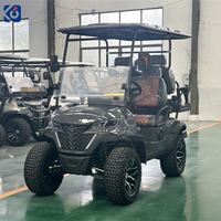 Voiturette de golf électrique personnalisée CAMP, moteur AC 5000W, batterie au lithium, buggy de golf tout-terrain surélevé, véhicule de tourisme à quatre roues