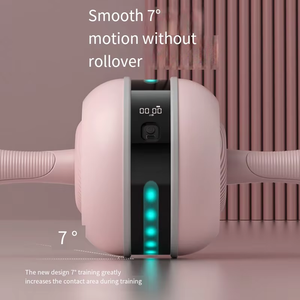 Ruota Addominale in Plastica per Allenamento Fitness, Bodybuilding e Potenziamento Muscolare con Display Tempo/Calorie, Attrezzatura da Palestra - Product Image 3