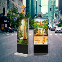 Pantalla LCD de 43 Pulgadas con Sistema Operativo Android 4K de 500 Nits, Soporte de Pie para Exhibición en Comercios, Fácil Instalación, Cartel Digital para Interiores, Centros Comerciales y Ascensores