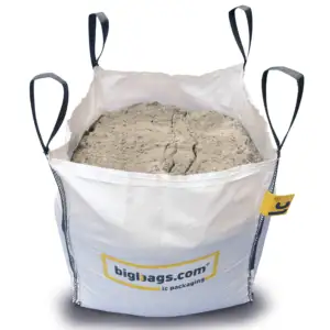 FIBC 0.8トン1トン1.5トン2トン砂砂利用再利用可能なバッグはバルクバッグをサポート1.5トンバルクバッグ砂砂利バッグ