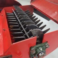 Machine à hacher les fourrages à structure compacte, à double usage (humide et sec), pour l'alimentation lisse des petits animaux de ferme, personnalisable en gros (OEM)