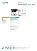 Mélangeur émulsifiant série Eumix pour produits chimiques, aliments et plastiques, capacité 300L, puissance 7,5kW, 220V