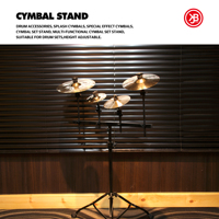 Jbk Splash Crash Cymbal Stand Special Effect for Drum Sets Musical Instrument Stand