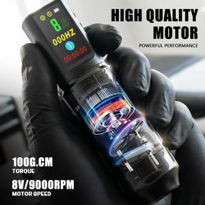 เครื่องสักไร้สาย TREX ANKY 1800mAh ปรับระยะชักได้ <span class=keywords><strong>2.3</strong></span>-4.2 มม. สำหรับงาน Dotwork ระดับมืออาชีพ เหมาะสำหรับศิลปินมือใหม่ ศิลปะบนร่างกาย - Product Image 2