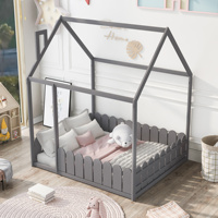 Lit de maison pour enfants, meuble de rangement, bon vente