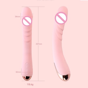 Mainan Seks Wanita Terlaris <span class=keywords><strong>Vibrator</strong></span> Titik G Tongkat Pijat Stimulasi Orgasme Masturbator USB Rechargeable IPX7 Tahan Air 7 - Product Image 3