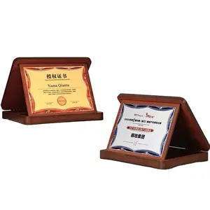 ADL New Design Wholesales Wooden Plaques Honorary Award Certificate High-Quality for Business Awards Trophy