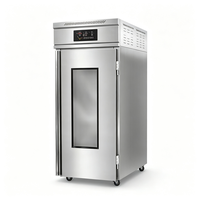 Armoire de fermentation professionnelle en acier inoxydable pour 18 à 40 plateaux, avec système de pulvérisation, pour pains et pâtons
