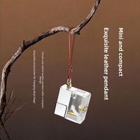 Briquet à kérosène rétro transparent, allumage créatif à bras articulé et roue à silex, cadeau haut de gamme pour hommes