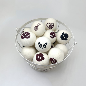 Prix usine 100% boule de <span class=keywords><strong>laine</strong></span> néo-zélandaise taille personnalisable bricolage décoration de la maison fournitures pour guirlande de noël 1000 pièces commande minimum - Product Image 2