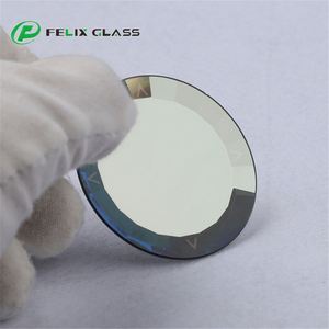 Verre miroir plat ultra-transparent trempé personnalisé avec placage prismatique pour pièces spéciales d'instruments, écologique et haute résistance - Product Image 3
