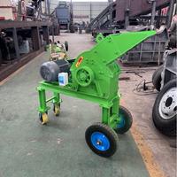 Broyeur à marteaux avec moteur diesel pour la production de poussière de sable, concasseur à marteaux automatique portable pour pierre concassée