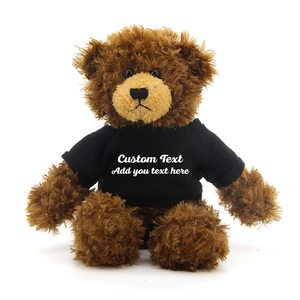 Certifié CE Vente Chaude Ours Dormant Jouets Cadeaux <span class=keywords><strong>Action</strong></span> Poupée Chemises Logo Personnalisé Ours En Peluche Jouets Animaux - Product Image 1