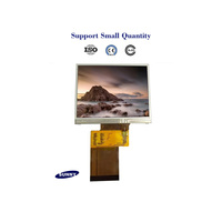 Panel LCD TFT 3,5 Inci 320x240 Antarmuka RGB 54 pin, Sudut Pandang Penuh IPS Kelas Industri, Sudut Pandang Lebar, Lampu Latar LED 350cd/m2