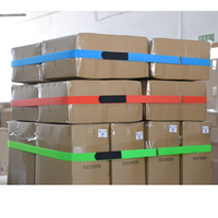Sangles de cargaison en toile écologiques de qualité supérieure 5 cm * 10 m, auto-adhésives, avec fermeture auto-agrippante sécurisée pour conteneurs maritimes et rayonnages à palettes