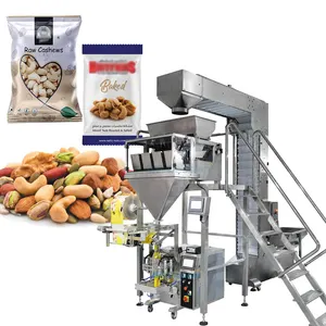 Nitrogen Filling Cashew Nut Pouch Packing Machine Bean Nuts Weighing Packing And Sealing Machine