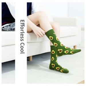 Chaussettes Hommes Automne Hiver Mi-mollet Avocat Personnalité Couple Bas Mode Femme Ins Harajuku Style - Product Image 2
