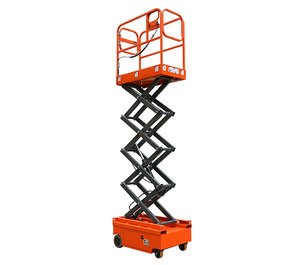 Plataforma Elevadora de Tijera Eléctrica Autopropulsada ZTCL de Acero, 2.27x1.2m de Altura, Plataforma de Trabajo de 1.12m, Distancia Entre Ejes de 2.43m, Mini Radio de Giro - Product Image 2