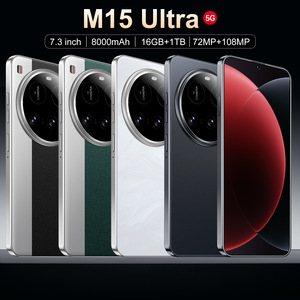 M15 Ultra Android Smartphone Batería de pantalla de 6 pulgadas con capacidad sustancial Tarjeta dual - Product Image 1
