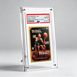 Custom Clear <b>Acrylic</b> Graded Card Display <b>Frame</b> Easy Assembly TCG Baseball Card Holder for Collectible Display - Product Image 1