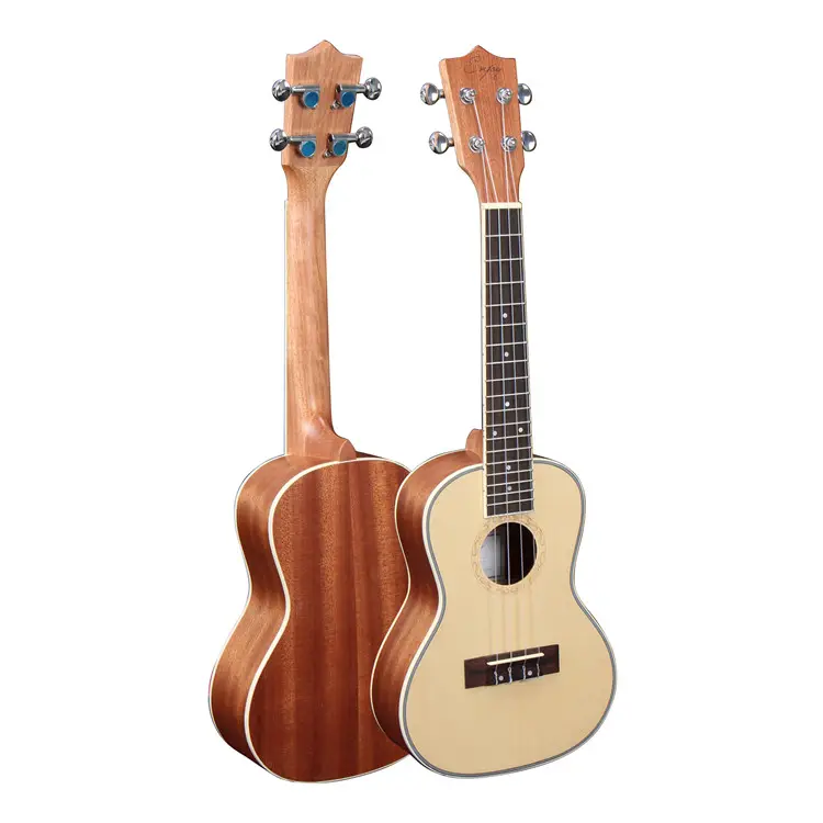 Instrumento musical de qualidade estável, instrumento musical de qualidade ukulele, baixo, pulverização e sapelaria, deviser ukulele hebikuo 24uk-05, 24 polegadas
