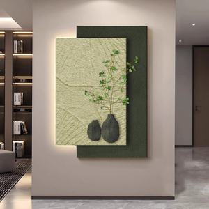 Decoración Minimalista para Sala de Estar, Decoración de Alta Gama para Entrada, Pasillo, Pintura Decorativa de Pared, Pintura LED 3D de Arenisca - Product Image 5