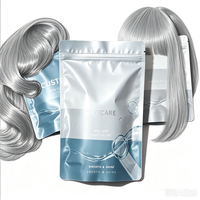 Sacs pour extensions de cheveux, sacs pour perruques, impression personnalisée du logo de votre marque, fenêtre transparente, fermeture éclair, pochettes verticales