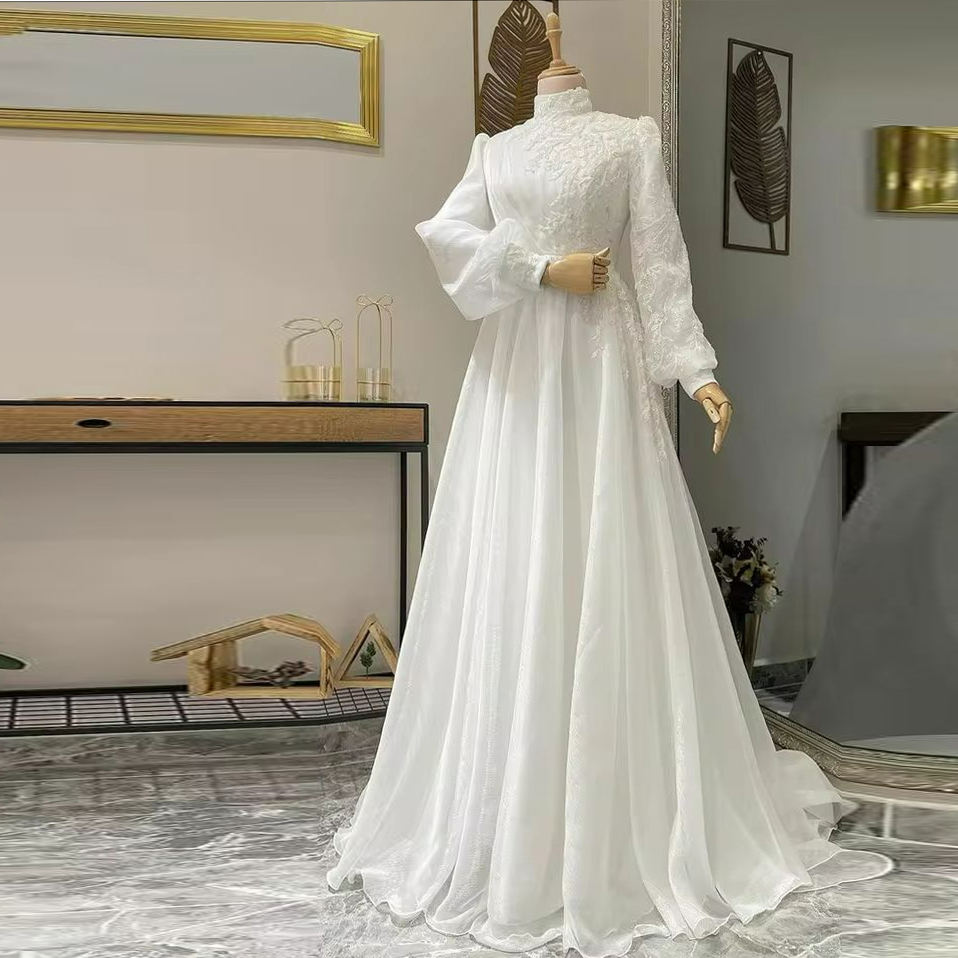 wedding dress hijab simple