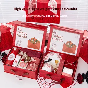 Souvenir pratique pour demoiselle d'honneur, petit cadeau en carton, mariage chinois, niche haut <span class=keywords><strong>de</strong></span> gamme, anniversaire d'entreprise, cadeau pour les employés, cadeau pour les invités - Product Image 1
