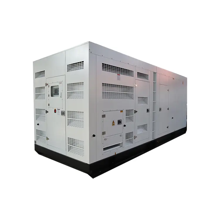 Generator Diesel mesin Perkins senyap, Set 50kw hingga 125kva AC tiga fase dan Output fase tunggal 380v 60Hz tegangan terukur