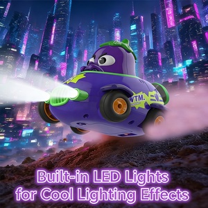 <span class=keywords><strong>Voiture</strong></span> <span class=keywords><strong>de</strong></span> <span class=keywords><strong>course</strong></span> télécommandée 2,4 GHz haute vitesse pour enfants, jouet électrique RC en forme d'aubergine <span class=keywords><strong>de</strong></span> <span class=keywords><strong>dessin</strong></span> <span class=keywords><strong>animé</strong></span> 360 °   Voitures <span class=keywords><strong>de</strong></span> cascades rotatives <span class=keywords><strong>avec</strong></span> lumières LED - Product Image 6