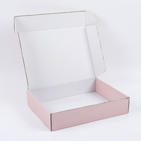 Boîte en papier kraft coloré écologique à bas quantité minimale de commande avec logo personnalisé Boîtes d'expédition au design de luxe imprimées Boîte à chaussures postale