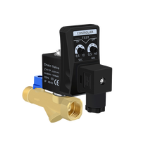 Vanne de purge électronique pour compresseur d'air 220V avec contrôleur de minuterie, électrovanne automatique 4 points pour réservoir d'eau et purge de pompe à air