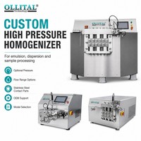 Homogénéisateur haute pression Ollital pour la transformation laitière et le mélange de boissons, machine d'homogénéisation haute pression pour produits chimiques