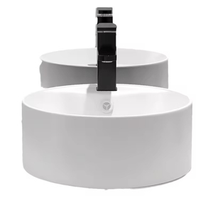 <span class=keywords><strong>Lavabo</strong></span> de Cerámica Redondo Hecho a Mano de Lujo, <span class=keywords><strong>Lavabo</strong></span> de Sobremesa Blanco, <span class=keywords><strong>Lavabo</strong></span> Moderno para Baño de Villa - Product Image 6
