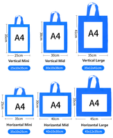 Sacs de Course Non Tissés Écologiques avec Logo Personnalisé Imprimé, Réutilisables, Grands, Durables, Robustes pour Épicerie