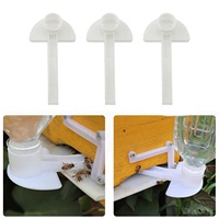 1 Stück Bienen-Wasserspender, Tragbare PP-Trinkflasche für Bienen Outdoor-Wasserschale Flasche Imkereibedarf (ohne Flasche)