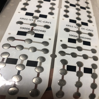 Keypad Membran Grafis Logam Kustom PET PC dengan Sakelar Dome, Pencetakan Panduan Cahaya, Tinta, Lapisan Ganda, Rangkaian Dome, dan Sensasi Taktil
