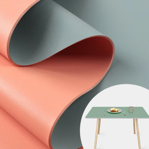 Thảm Trải Bàn Và Túi Vải Da Tổng Hợp Nhân Tạo Hai Mặt Họa Tiết Da Bò PVC Rộng 160Cm ECO - Product Image 1