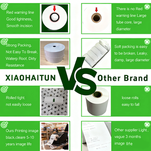 Rollo de Papel Térmico Personalizado de 57x40mm para Cajas Registradoras, TPV y Cajeros Automáticos, Universal, Directo de Fábrica, Compatible con OEM - Product Image 3