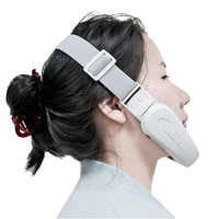 Ceinture de lifting du visage électrique anti double menton avec technologie de vibration, appareil amincissant pour le visage, raffermissement et rajeunissement de la peau