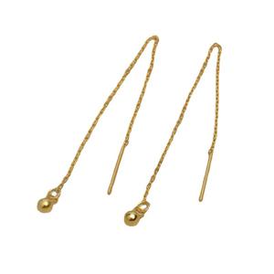 Boucles d'oreilles pendantes en argent S925, style simple, accessoires en perles 7-12, boucles d'oreilles en forme de cœur et bijoux DIY - 4819 - Product Image 5