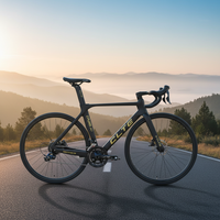 L-TWOO RX12 – Vélo de course aérodynamique en fibre de carbone, vente directe usine, 700C, freins à disque hydrauliques Shimano 105/24S, 22 vitesses, léger