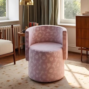 Silla de maquillaje de dormitorio de gama alta de lujo ligero con respaldo Corazón de niña cómoda silla individual bonita para niñas silla informal - Product Image 4