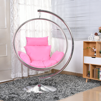 Chaise suspendue de jardin en acrylique transparent avec support – Offre spéciale
