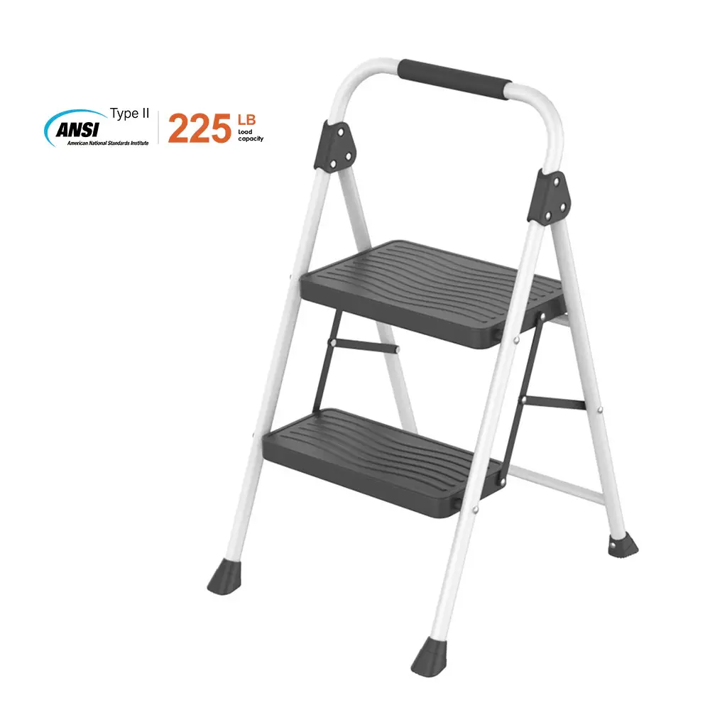 ANSI 225LB, стальная рама, 2, 3 ступени, переносная металлическая лестница, Железная лестница для американского рынка