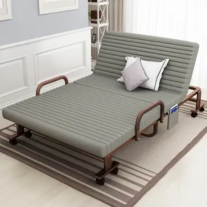 거실 가구 다기능 홈 오피스 낮잠 조절 기숙사 금속 접이식 편안한 소파 침대 중국